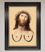 Jesus Breasts Framed Poster - Hi Society