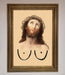 Jesus Breasts Framed Poster - Hi Society