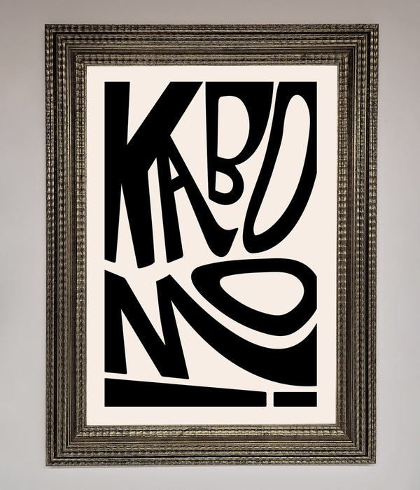 Kaboom Framed Print - Hi Society