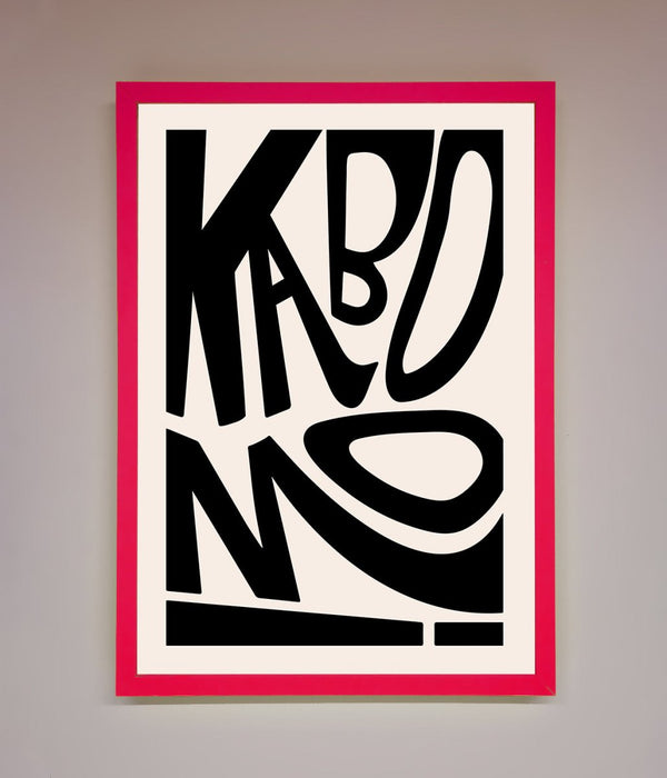 Kaboom Framed Print - Hi Society
