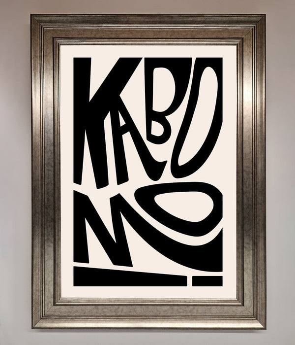 Kaboom Framed Print - Hi Society