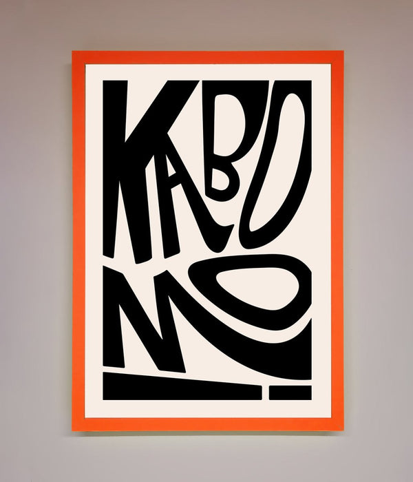 Kaboom Framed Print - Hi Society