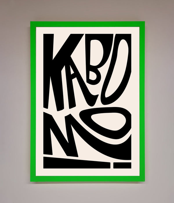 Kaboom Framed Print - Hi Society