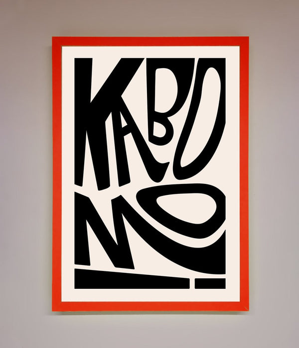 Kaboom Framed Print - Hi Society