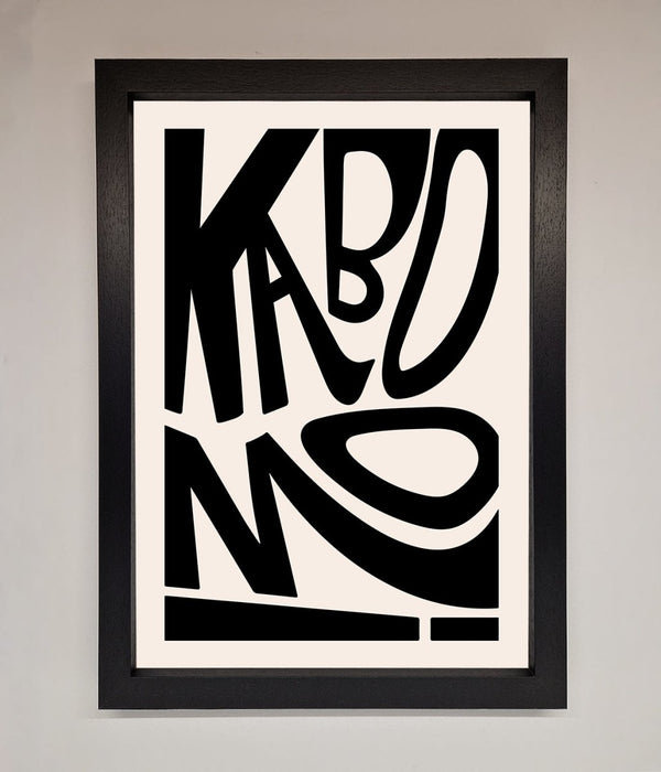Kaboom Framed Print - Hi Society