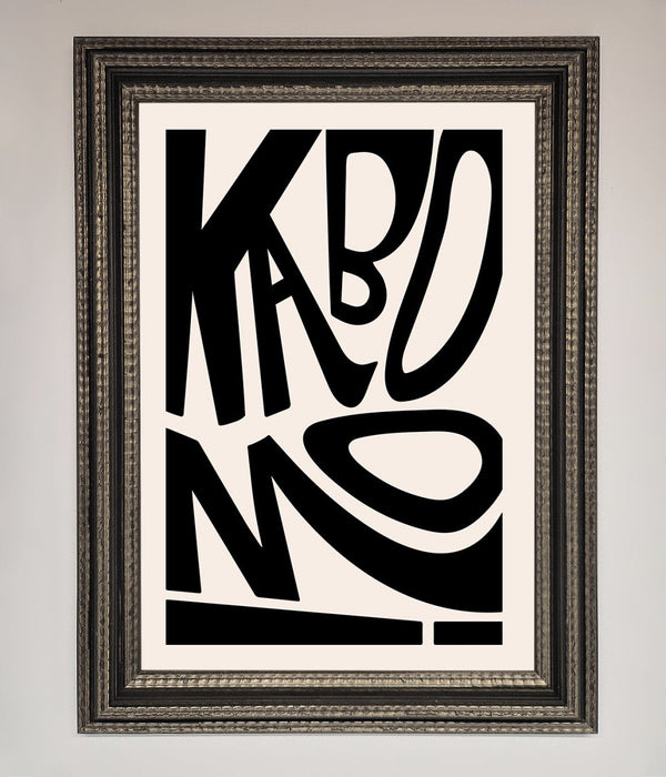 Kaboom Framed Print - Hi Society