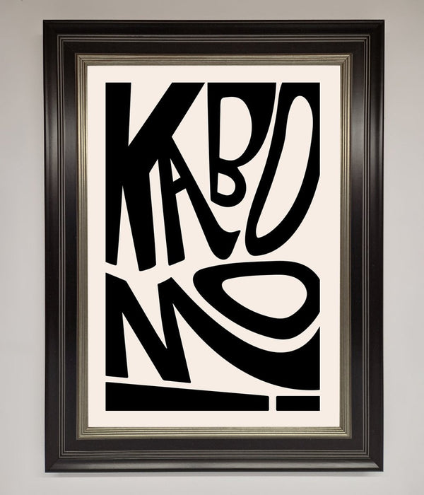 Kaboom Framed Print - Hi Society