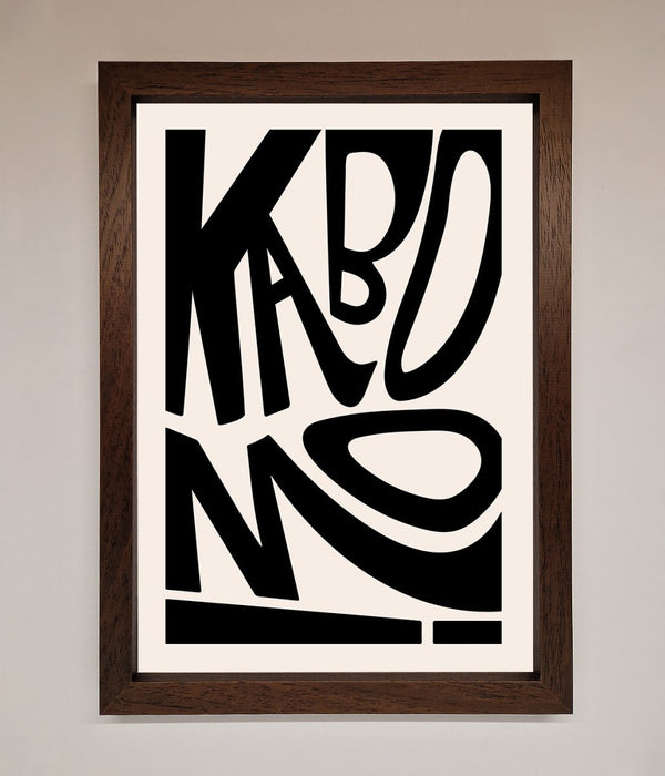 Kaboom Framed Print - Hi Society