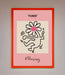 Keith Haring Flower Pink Framed Poster - Hi Society