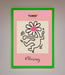 Keith Haring Flower Pink Framed Poster - Hi Society