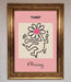 Keith Haring Flower Pink Framed Poster - Hi Society