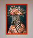Kimono Zebra Flowers Framed Wall Art - Hi Society