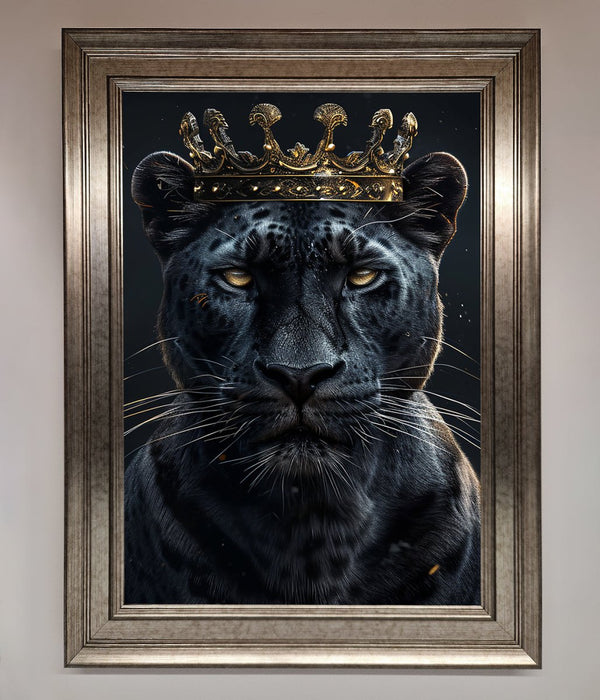 King Panther Framed Wall Art - Hi Society