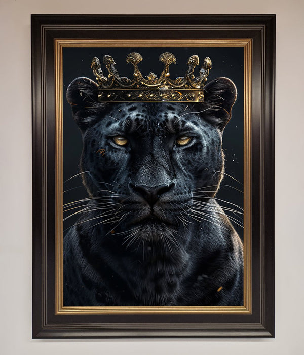 King Panther Framed Wall Art - Hi Society