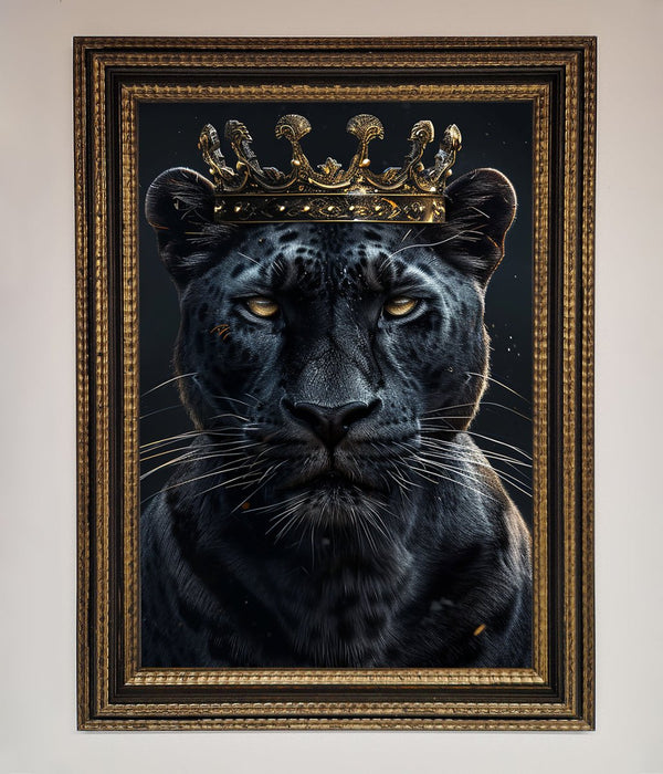 King Panther Framed Wall Art - Hi Society