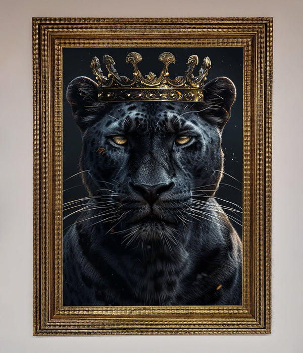 King Panther Framed Wall Art - Hi Society
