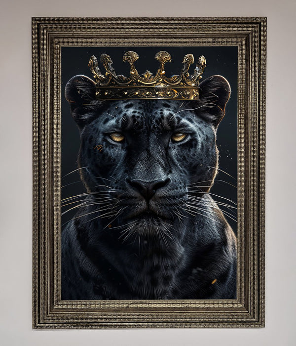 King Panther Framed Wall Art - Hi Society