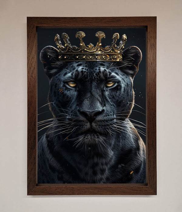 King Panther Framed Wall Art - Hi Society
