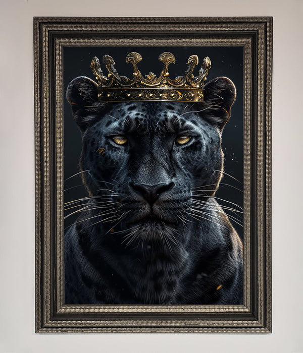 King Panther Framed Wall Art - Hi Society