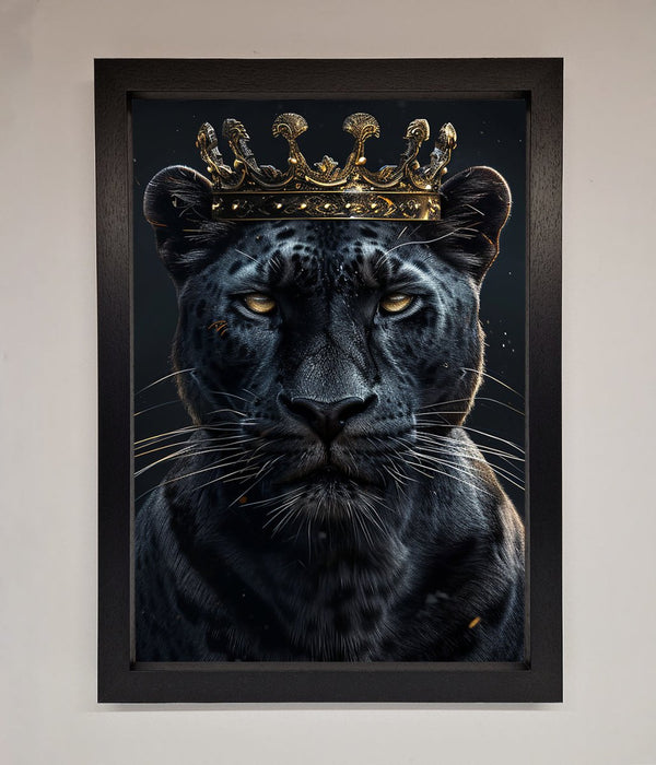 King Panther Framed Wall Art - Hi Society