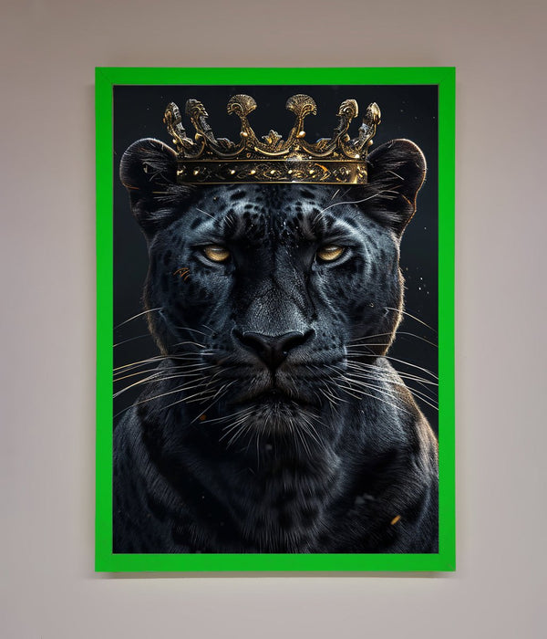 King Panther Framed Wall Art - Hi Society