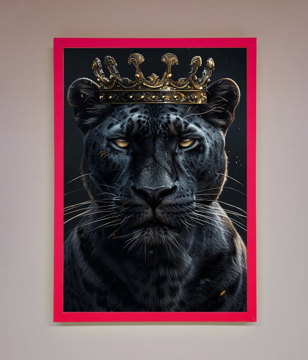 King Panther Framed Wall Art - Hi Society