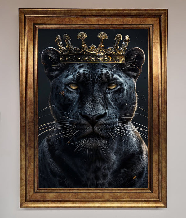 King Panther Framed Wall Art - Hi Society