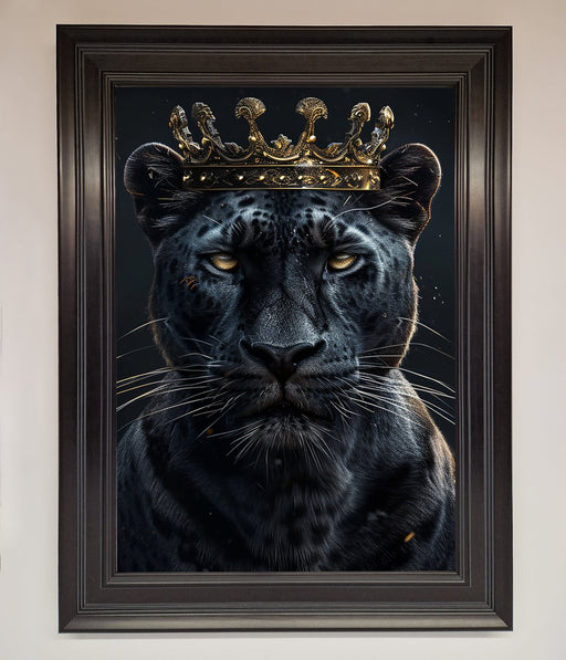 King Panther Framed Wall Art - Hi Society