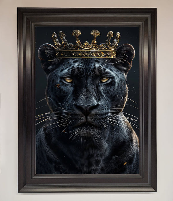King Panther Framed Wall Art - Hi Society