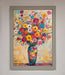Klimt Style Flowers Framed Poster - Hi Society