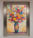 Klimt Style Flowers Framed Poster - Hi Society