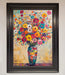 Klimt Style Flowers Framed Poster - Hi Society