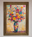 Klimt Style Flowers Framed Poster - Hi Society