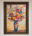 Klimt Style Flowers Framed Poster - Hi Society