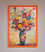 Klimt Style Flowers Framed Poster - Hi Society