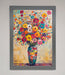 Klimt Style Flowers Framed Poster - Hi Society