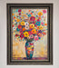 Klimt Style Flowers Framed Poster - Hi Society