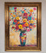 Klimt Style Flowers Framed Poster - Hi Society