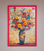 Klimt Style Flowers Framed Poster - Hi Society