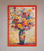 Klimt Style Flowers Framed Poster - Hi Society