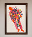 Laying In The Flowers Framed Poster - Hi Society