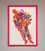 Laying In The Flowers Framed Poster - Hi Society