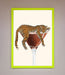 Lazy Leopard Martini Framed Poster - Hi Society