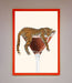 Lazy Leopard Martini Framed Poster - Hi Society
