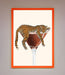 Lazy Leopard Martini Framed Poster - Hi Society