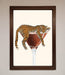 Lazy Leopard Martini Framed Poster - Hi Society