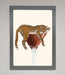 Lazy Leopard Martini Framed Poster - Hi Society
