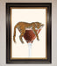 Lazy Leopard Martini Framed Poster - Hi Society