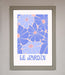 Le Jardin Blue Framed Poster - Hi Society