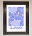 Le Jardin Blue Framed Poster - Hi Society
